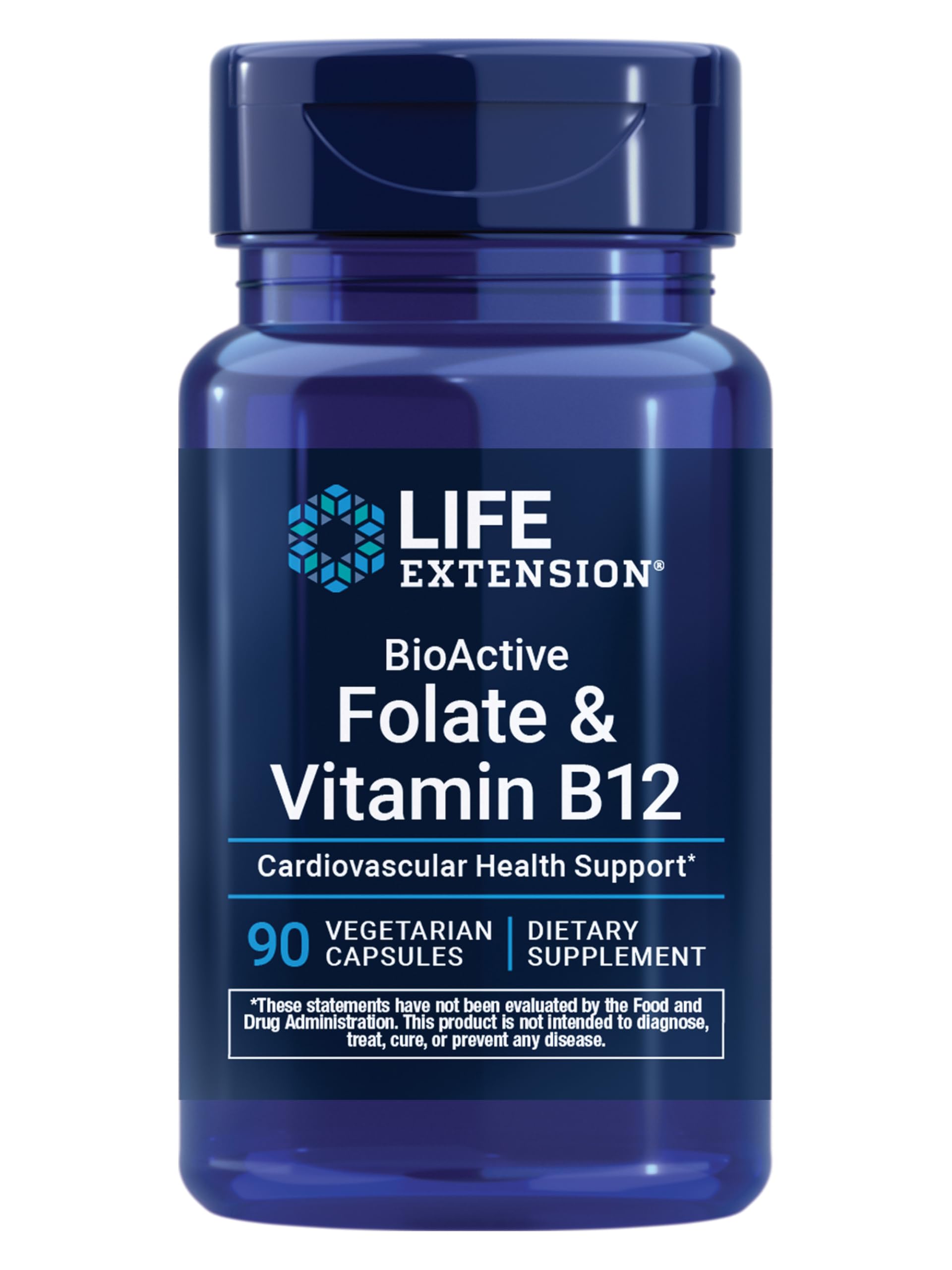 Life Extension frasco delante mostrando la etiqueta y beneficios