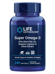 Life Extension frasco delante mostrando 240 cápsulas y beneficios claros