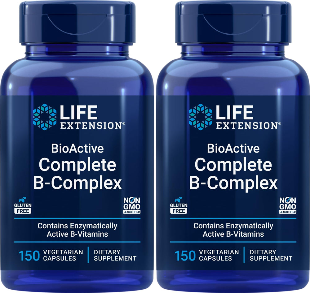 Life Extension frasco frontal del pack doble, suministro prolongado