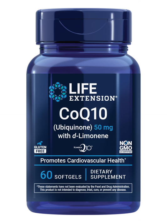 Life Extension frasco frontal mostrando etiqueta y beneficios