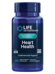 Life Extension frasco frontal mostrando etiqueta y beneficio cardiovascular