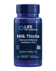 Life Extension frasco vista frontal mostrando etiquetas y beneficio de apoyo hepático