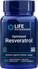 Life Extension frasco frontal mostrando etiqueta y cantidad, claridad de información