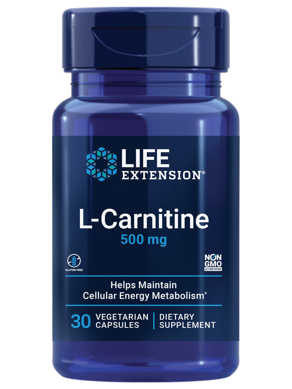 Life Extension frente del envase mostrando 30 cápsulas y beneficios
