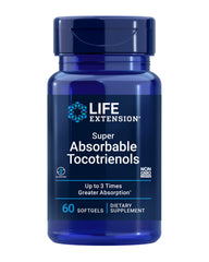 Life Extension frente del envase mostrando marca y 60 softgels, confianza y pureza