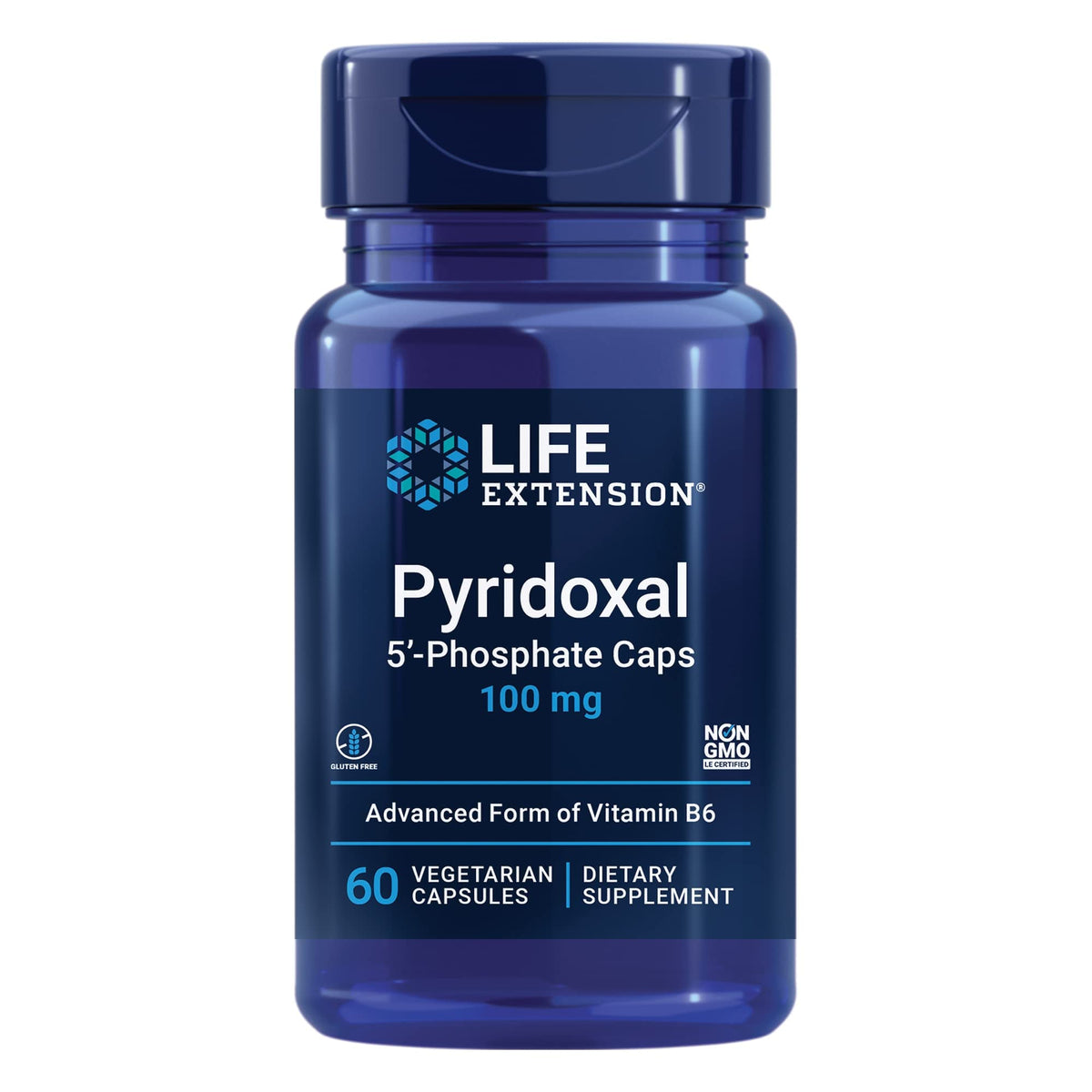 Life Extension frontal del envase mostrando el nombre y la dosis, beneficios de claridad