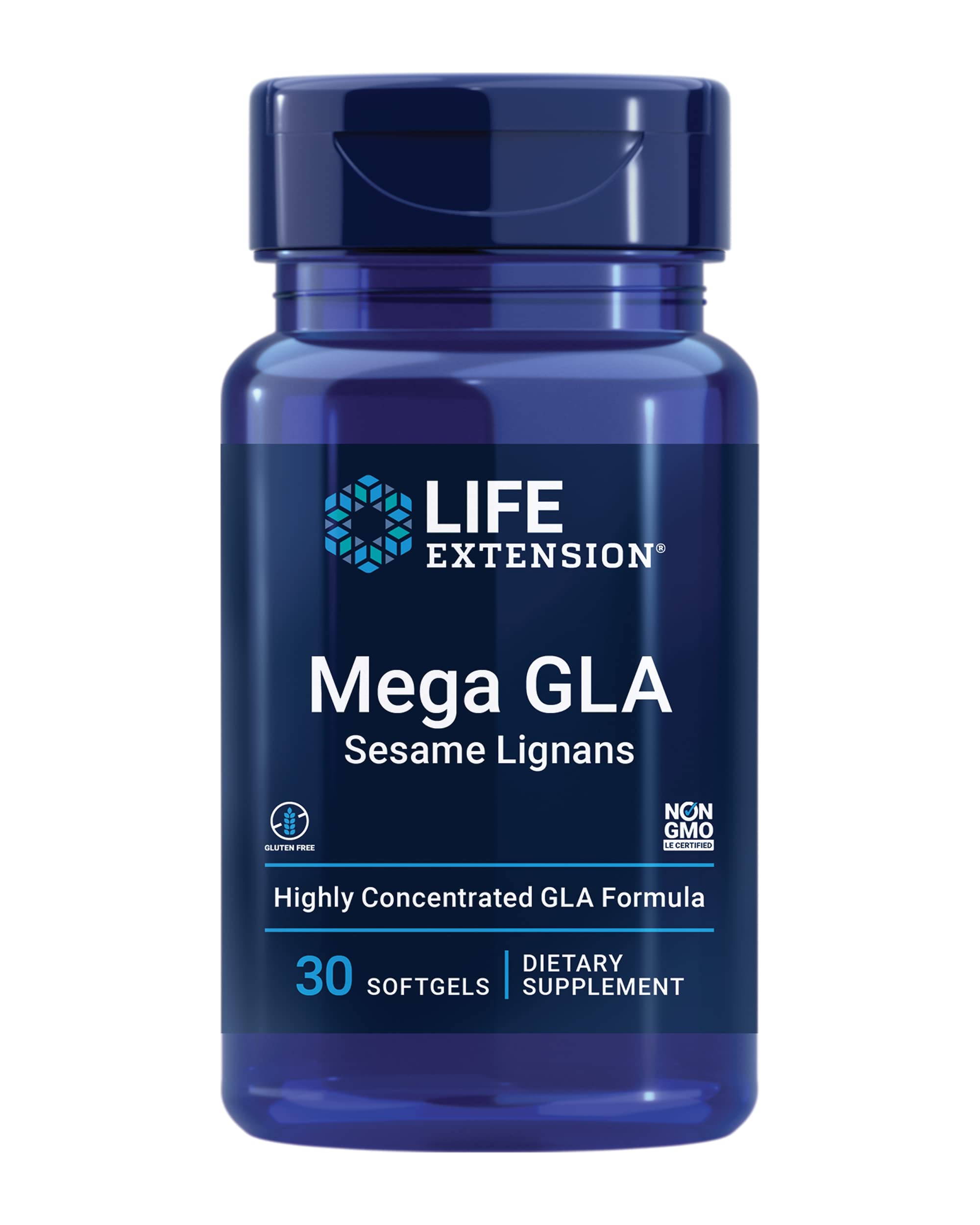 Life Extension frasco frontal que muestra el producto y beneficios