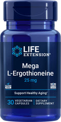 Life Extension vista frontal del envase con 30 cápsulas y datos clave