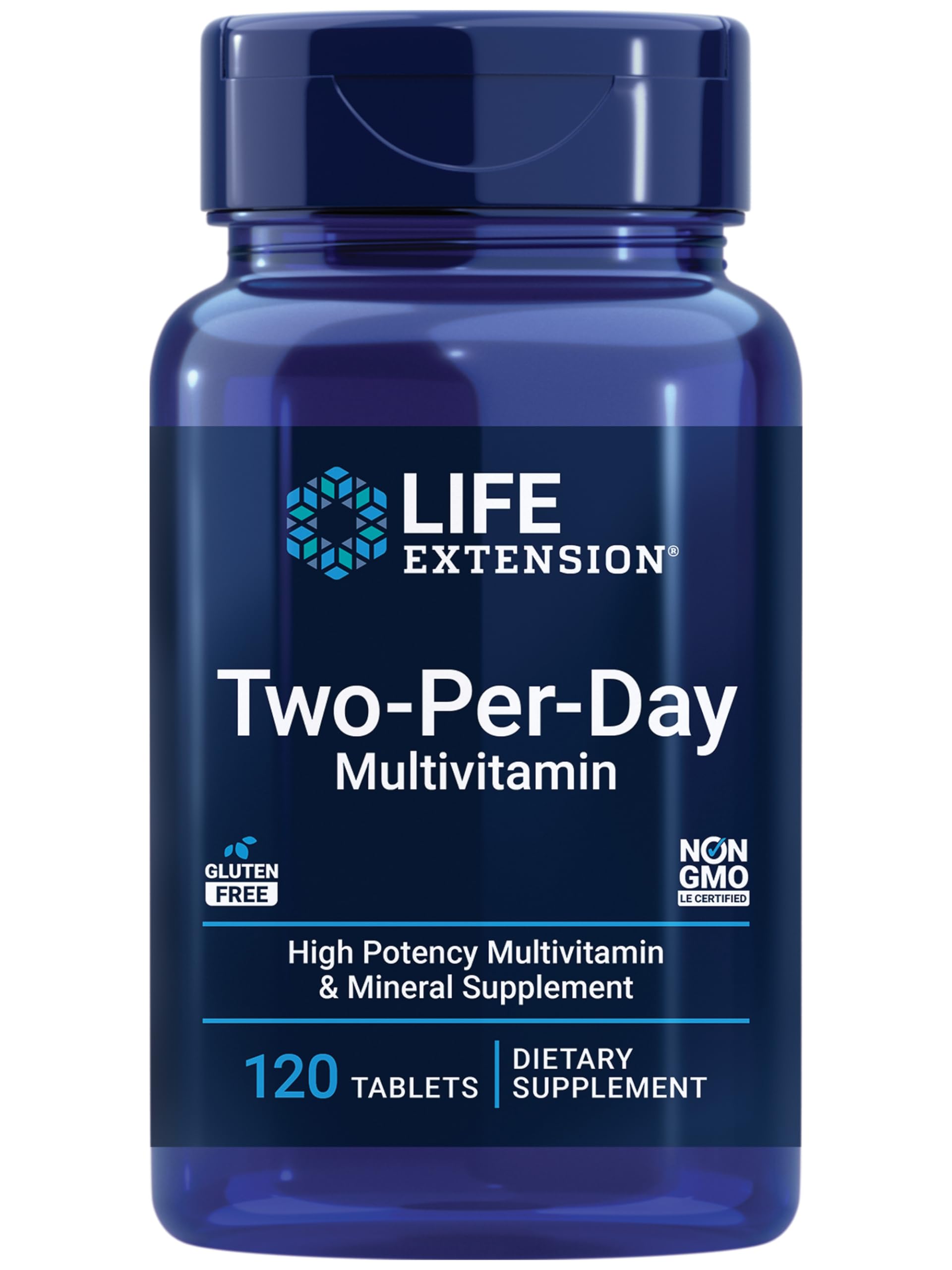 Life Extension vista frontal del envase mostrando beneficios principales