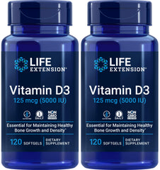 Life Extension frontal del pack mostrando dos frascos y beneficio de suministro prolongado