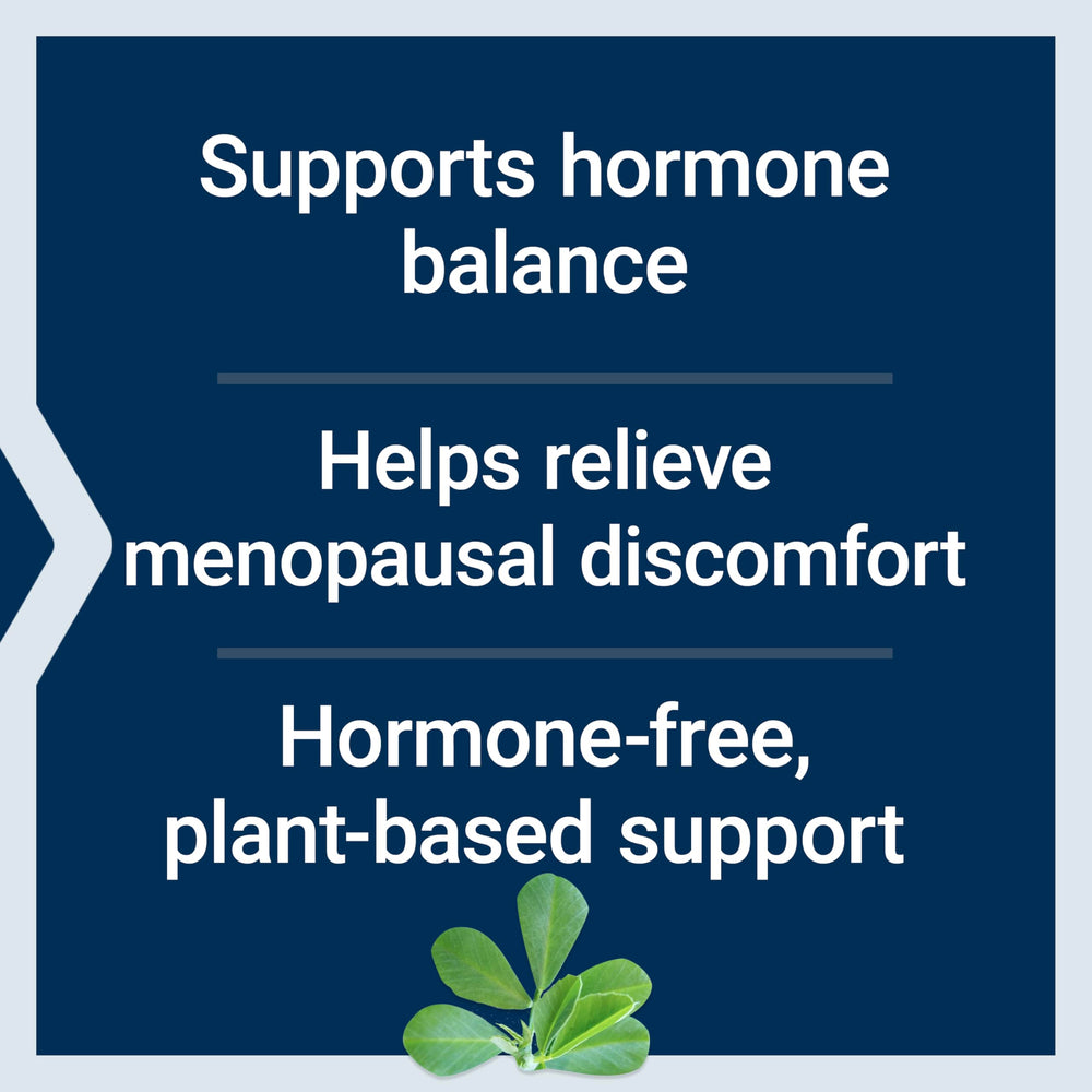 Life Extension composición de extractos: fenogreco, trébol rojo y cohosh para apoyo hormonal