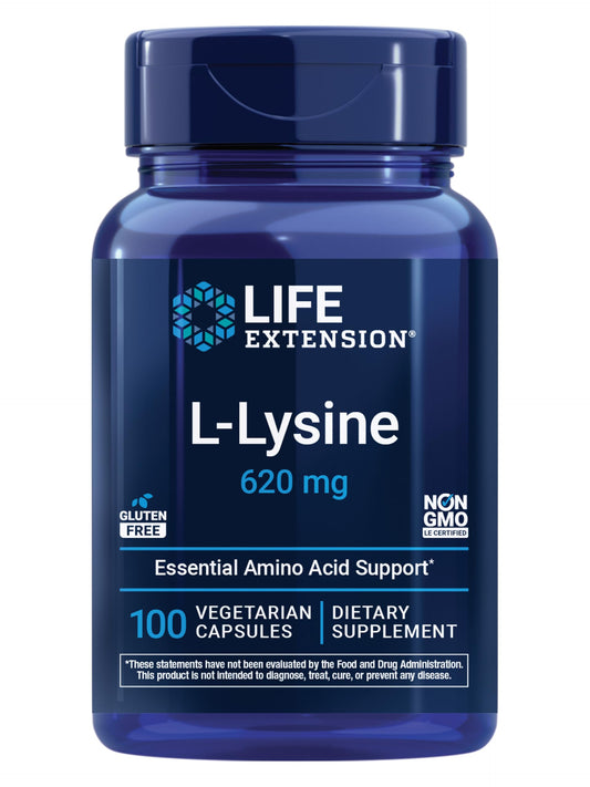 Life Extension frasco frontal mostrando cápsulas y marca, aporte claro