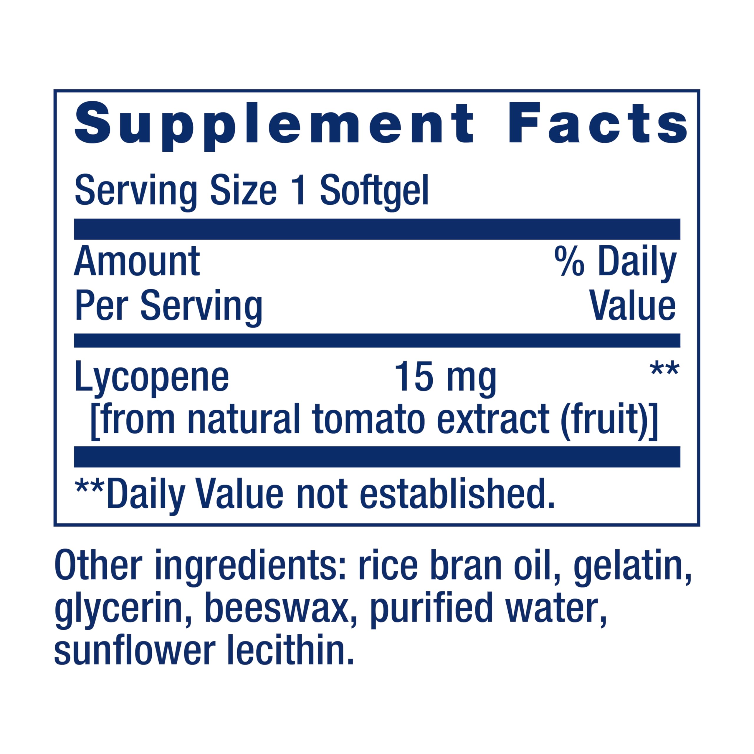 Life Extension etiqueta lateral con información de ingredientes y pureza