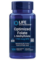 Life Extension frasco frontal mostrando etiqueta y beneficios para el corazón