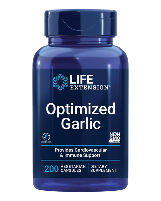 Life Extension botella frontal mostrando 200 cápsulas y etiqueta