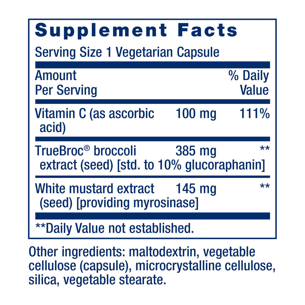 Life Extension etiqueta con lista de ingredientes y dosis clara