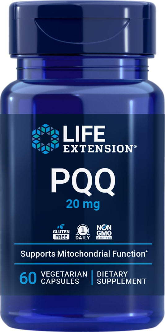 Life Extension frasco frontal mostrando etiqueta clara y cantidad de cápsulas