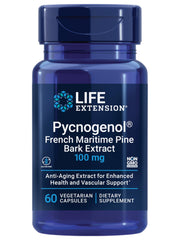 Life Extension frasco frontal mostrando 60 cápsulas y diseño del producto
