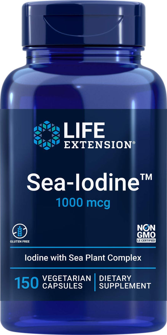Life Extension frasco frontal mostrando 150 cápsulas y claridad del producto