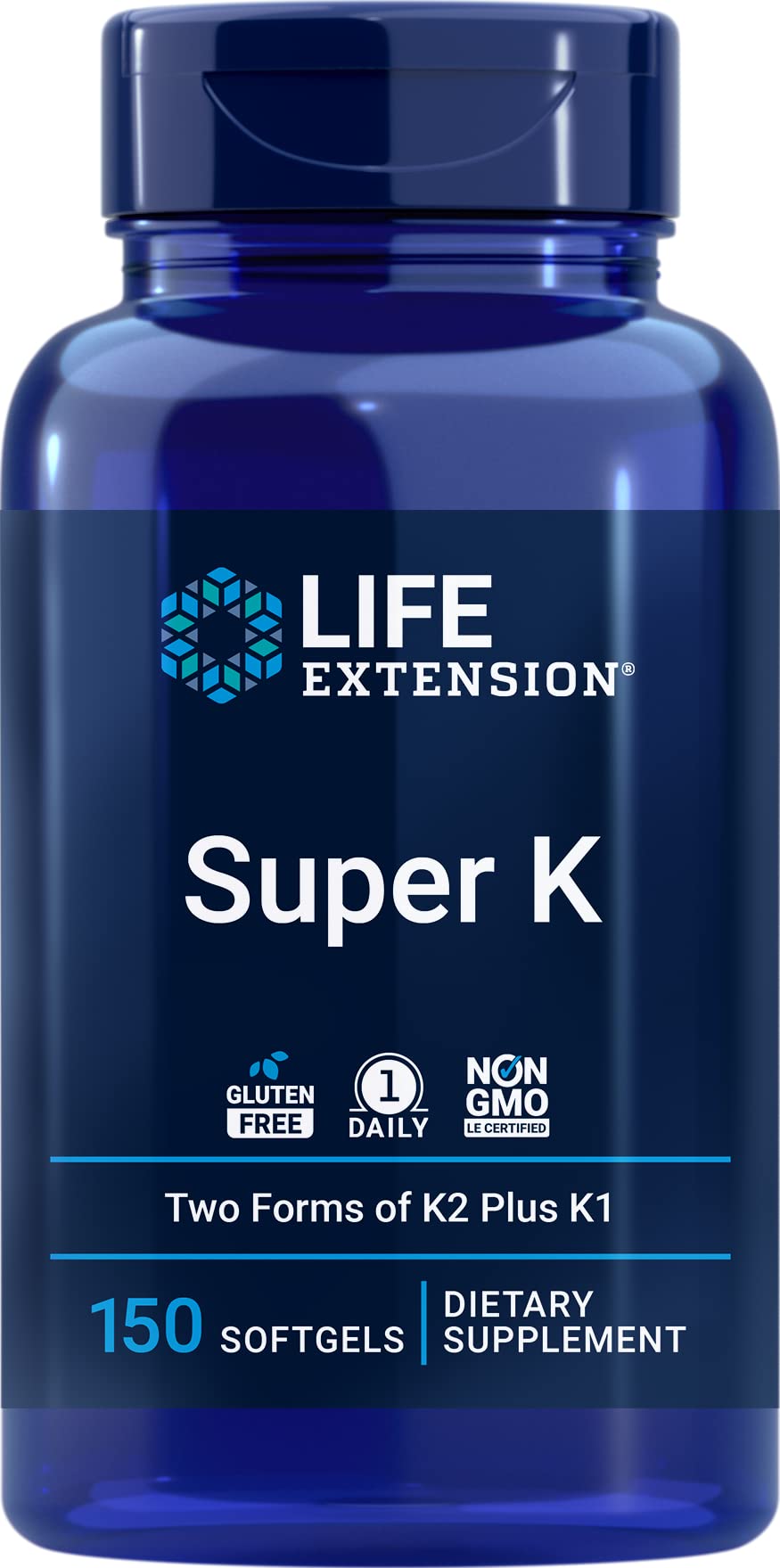 Life Extension frasco frontal mostrando etiqueta y beneficio claridad