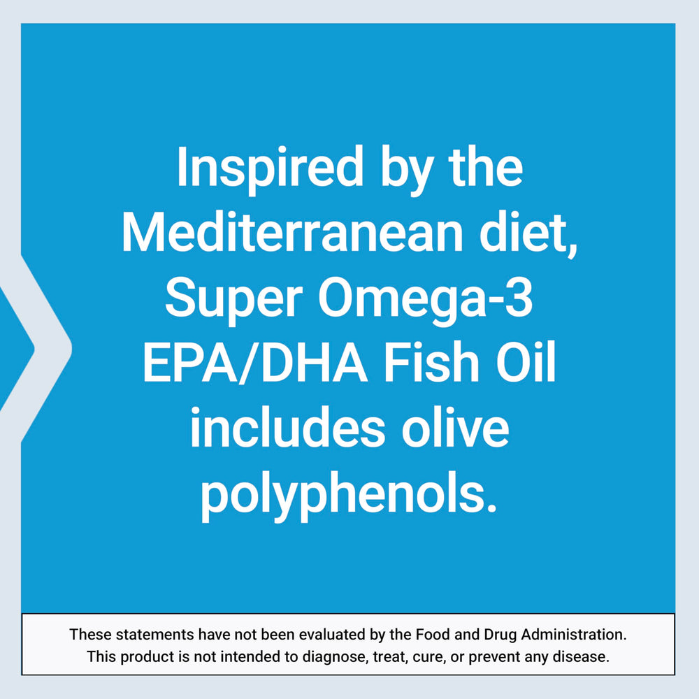 Life Extension producto sobre mesa con oliva y sésamo, inspiración mediterránea