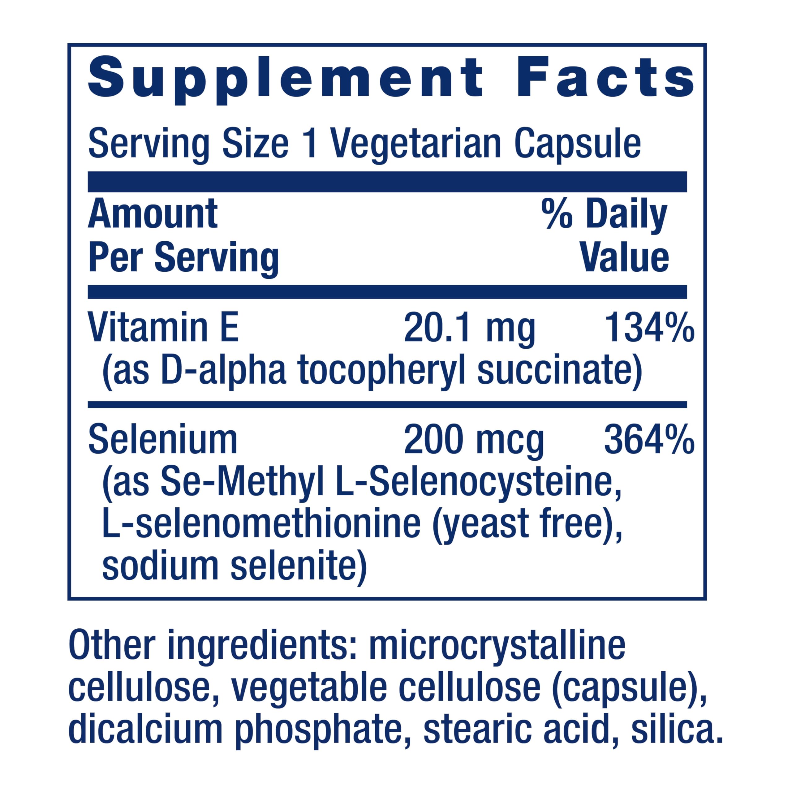 Life Extension etiqueta con ingredientes y certificados para mayor confianza
