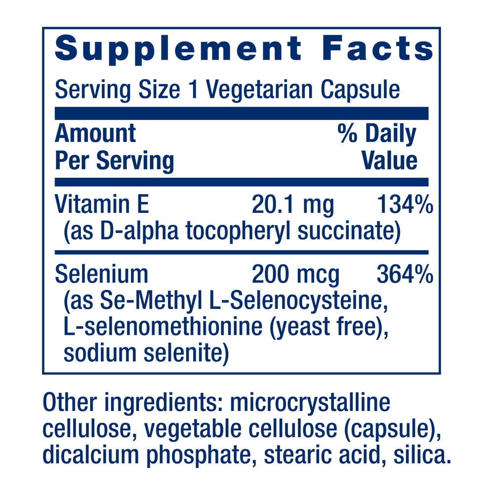 Life Extension etiqueta con ingredientes y certificados para mayor confianza
