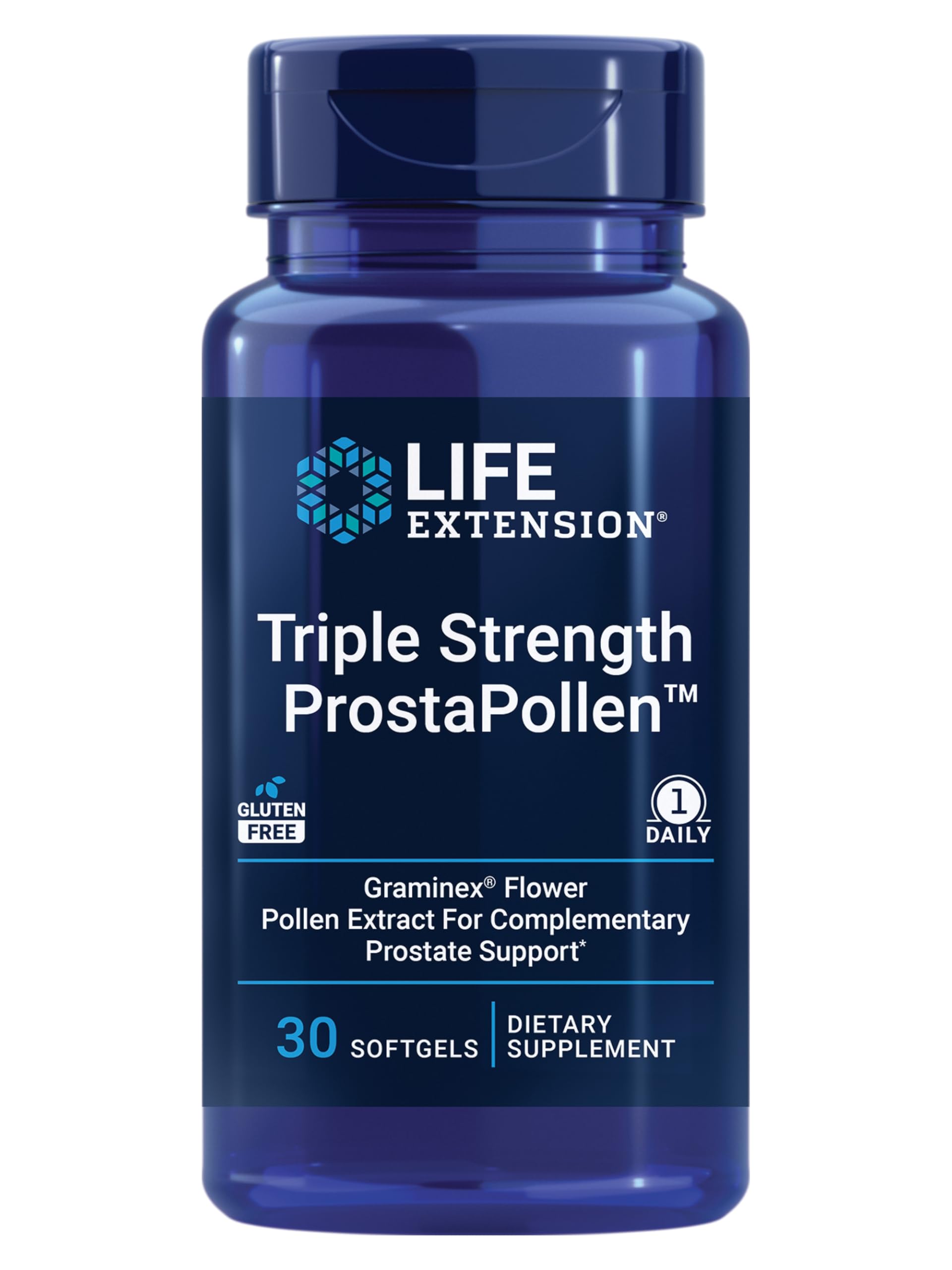 Life Extension bote frontal del producto que muestra la fórmula concentrada