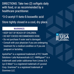 Life Extension etiqueta nutricional con lista de ingredientes y dosis claras