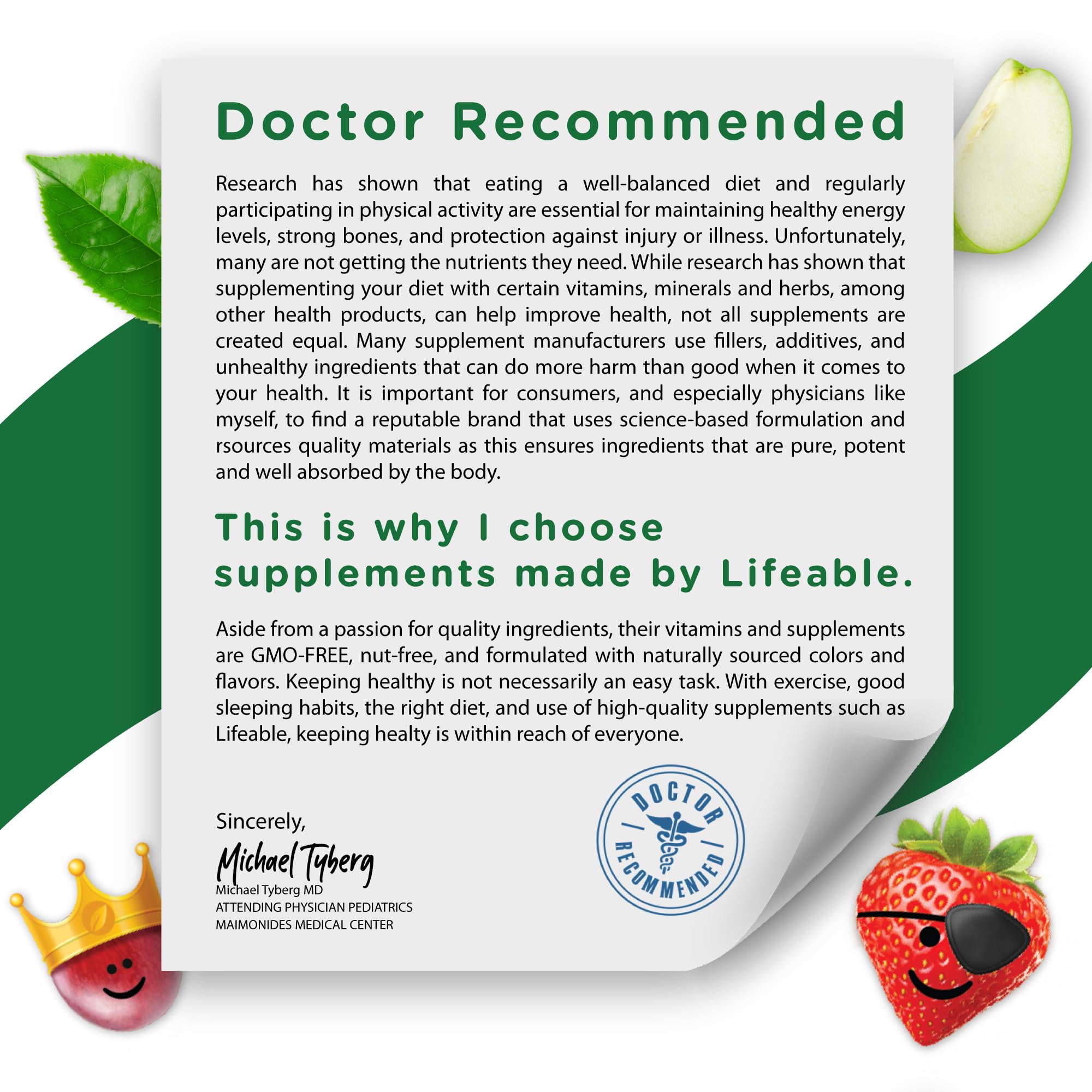 Lifeable etiqueta con información nutricional clara y contenido de 1000 mcg por porción