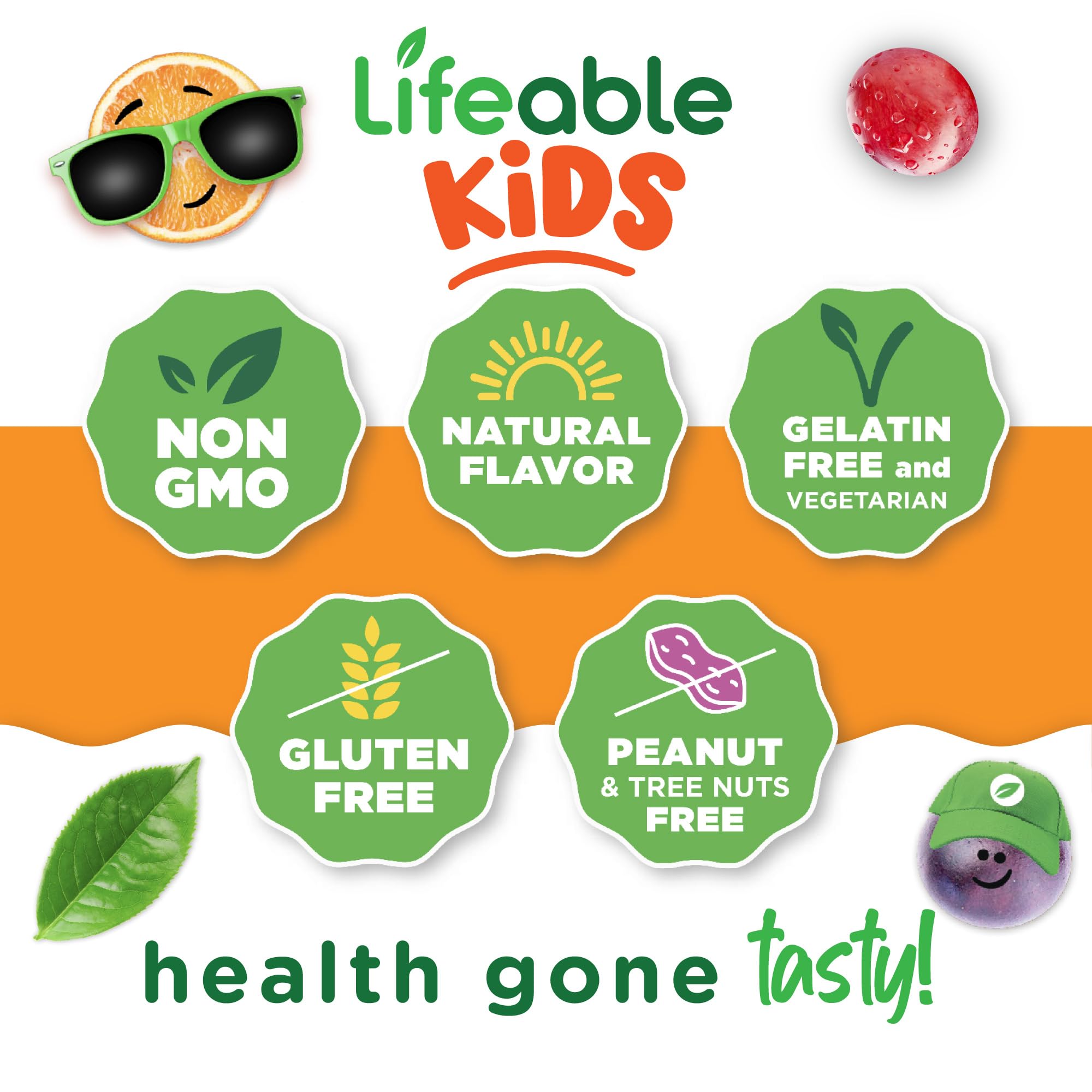 Lifeable gomita en mano mostrando tamaño y apto para niños
