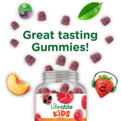 Lifeable gomitas junto a desayuno infantil para integración en rutina
