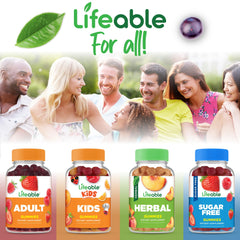 Lifeable gominolas vitamina C aptas kosher y halal para familias