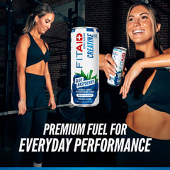 LIFEAID etiqueta de ingredientes FITAID creatine indicando creatina y electrolitos