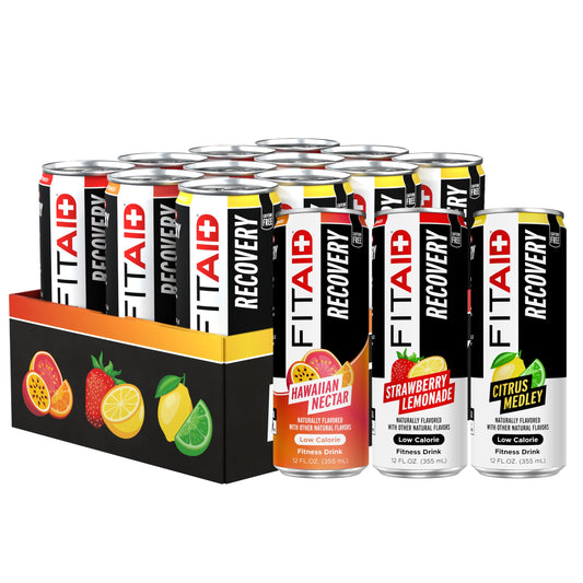 LIFEAID pack frontal mostrando las tres latas, refresco funcional y variedad