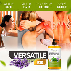 Lifebox Essentials aceite en bolsa de deporte listo para llevar al entrenamiento