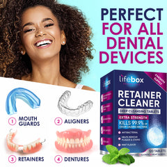 Lifebox Essentials close-up de tableta efervescente que muestra textura activa