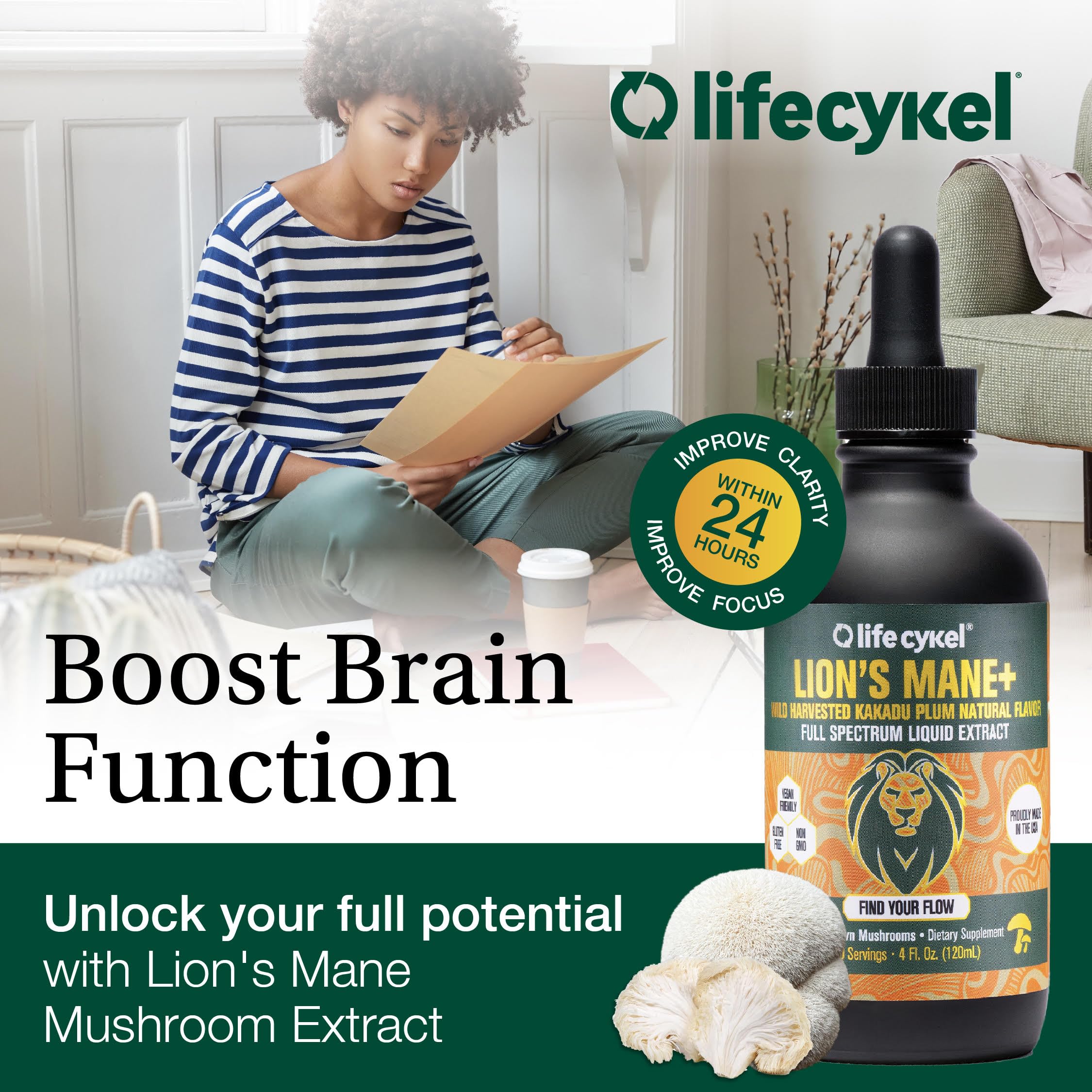 Life Cykel botella 120 ml junto a regla para comparar tamaño y conveniencia