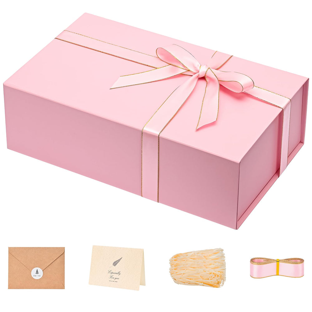 LIFELUM caja rosa frontal mostrando presentación elegante y profesional