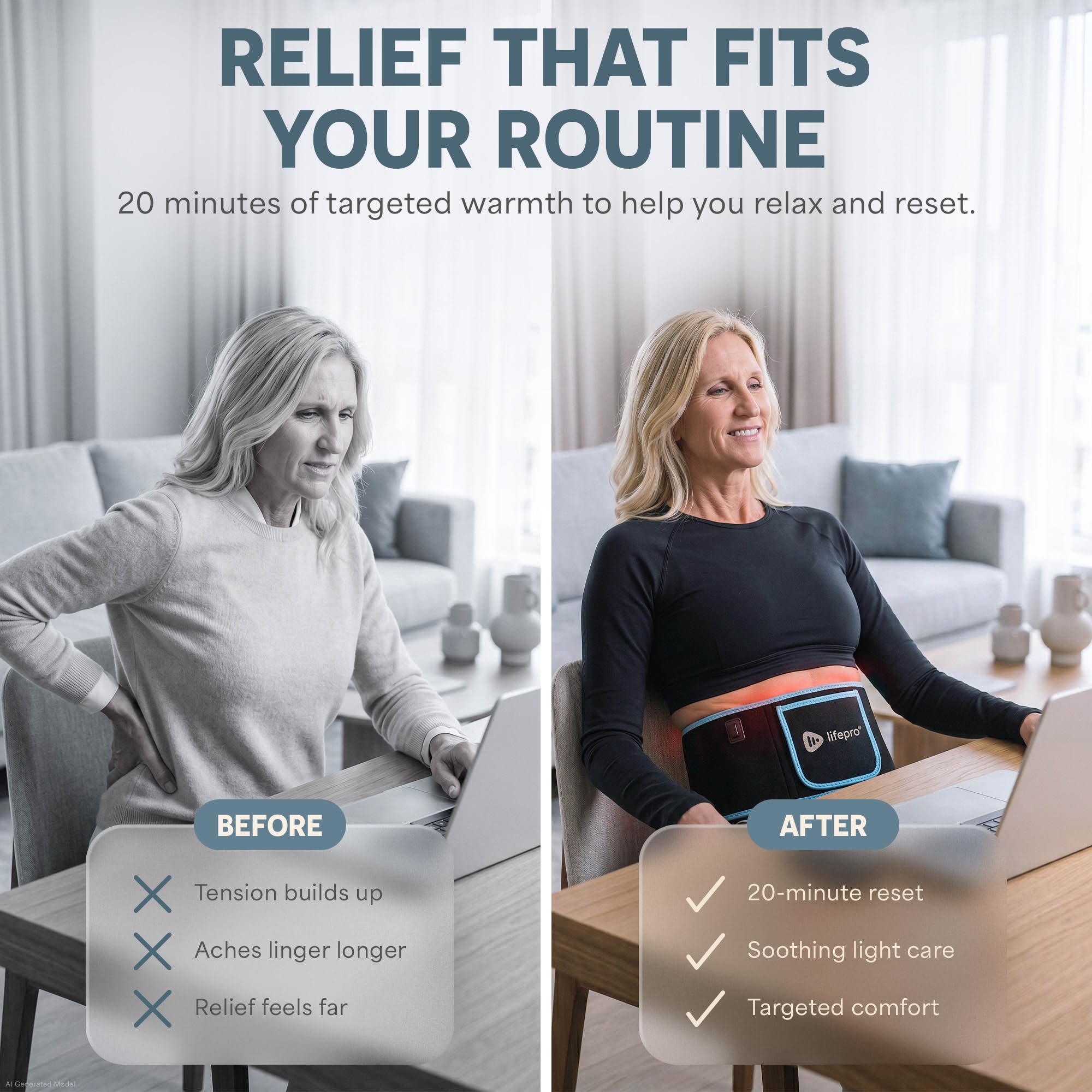 LifePro Allevared primer plano de los 105 LEDs triple chip, mayor uniformidad de luz