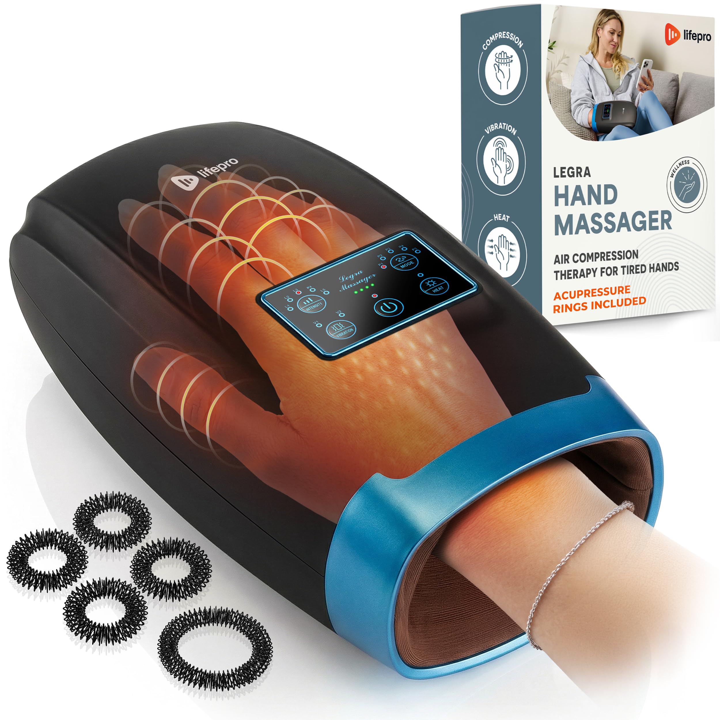 LifePro Legra frontal y caja, conveniente para regalar y transportar