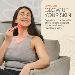 LifePro LumiCure etiqueta y controles claros para uso sencillo