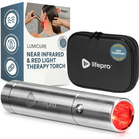 LifePro LumiCure vista frontal mostrando diseño portátil y accesible