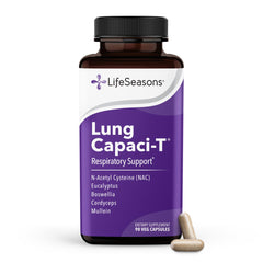 LifeSeasons botella frontal mostrando diseño y beneficios claros