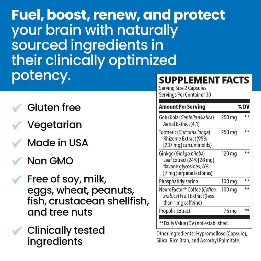 NeuroQ capsules close-up emphasizing natural ingredients for daily focus