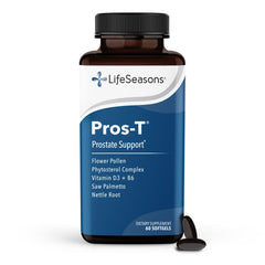 LifeSeasons Pros-T envase frontal mostrando presentación y cantidad