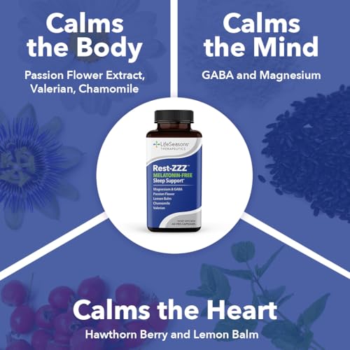 LifeSeasons Rest-ZZZ mezcla de valeriana y manzanilla para tranquilidad