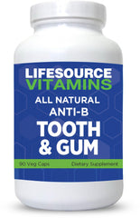 LifeSource Vitamins frasco frontal mostrando 90 cápsulas y beneficios
