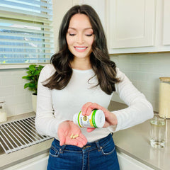 Life Tones suplemento junto a alimentos para escena de uso diario