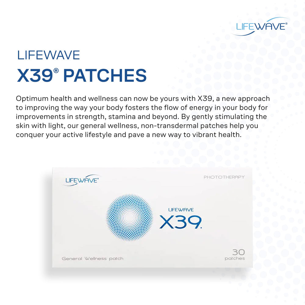 LifeWave X39 parche colocado en brazo demostrando uso diario y comodidad